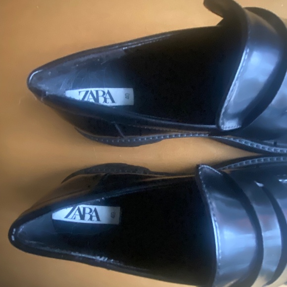 Zara patent black loafers - Picture 5 of 9